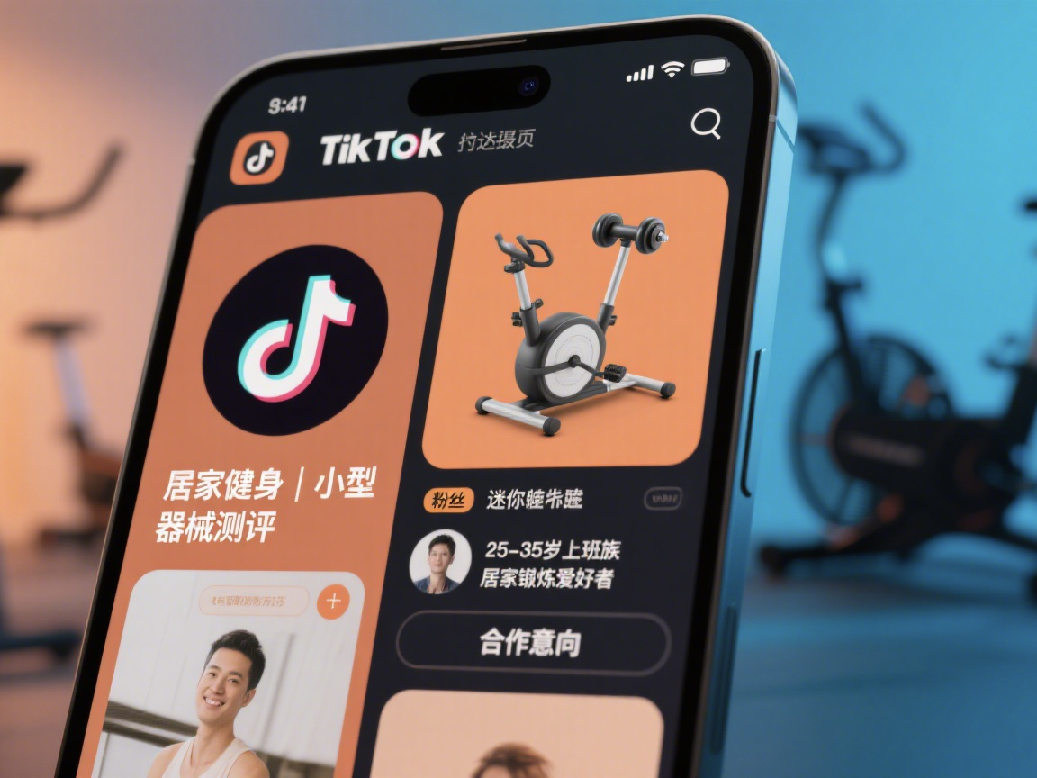 TikTok达人营销健身产品