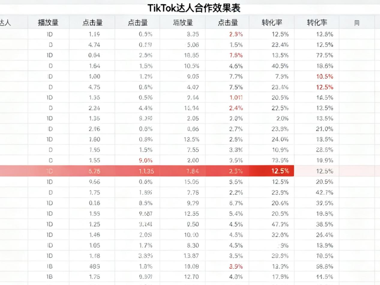TikTok达人合作技巧