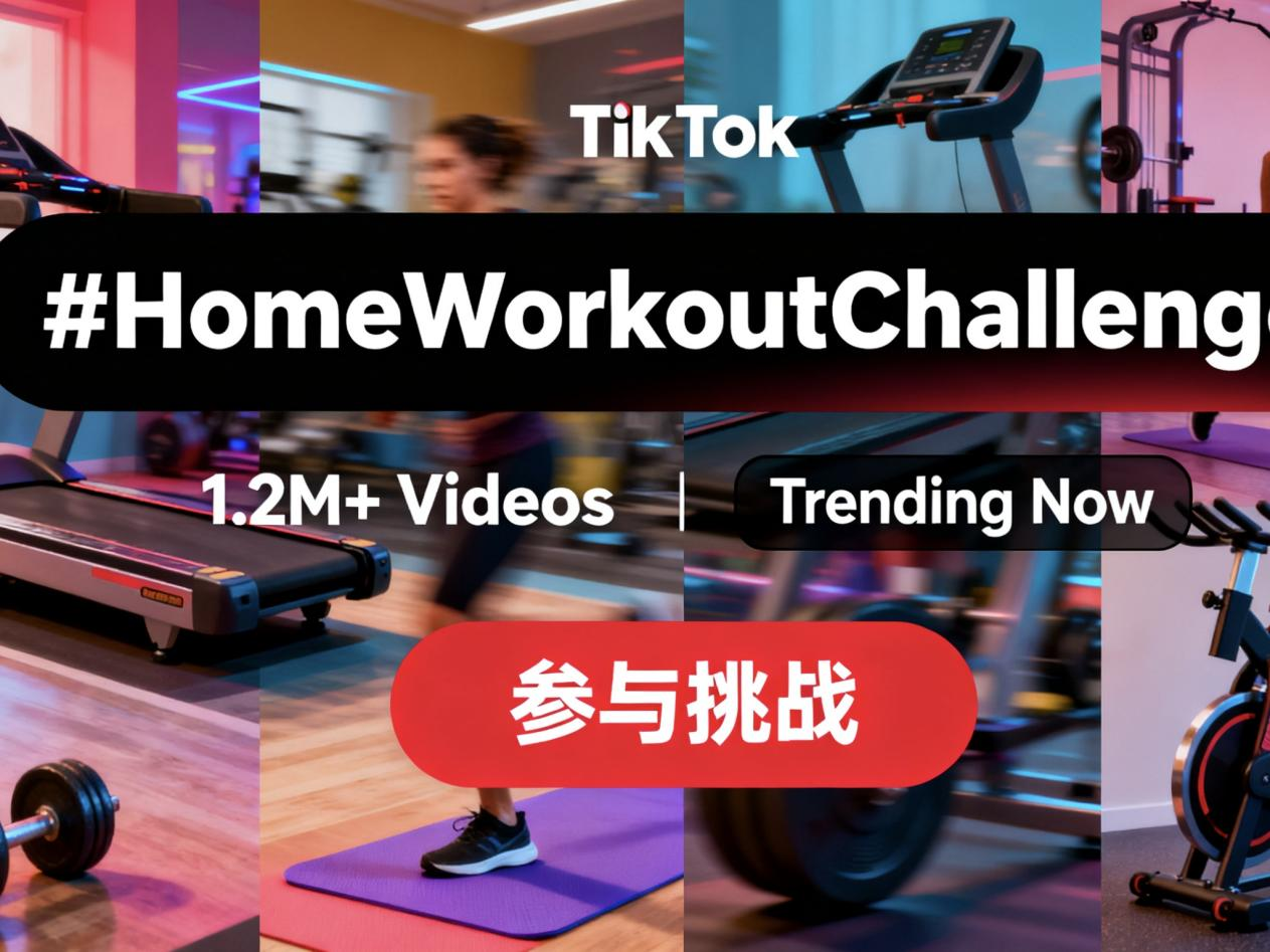健身器材TikTok销量暴涨